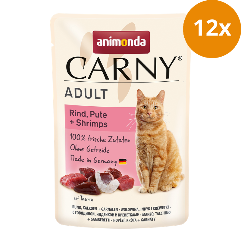 animonda Carny Adult Rind, Pute & Shrimps 85 g