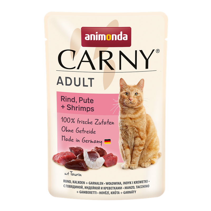 animonda Carny Adult Rind, Pute & Shrimps 85 g