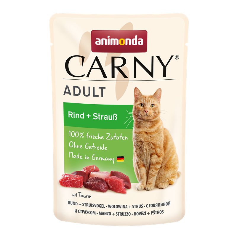 animonda Carny Adult Rind & Strauß 85 g