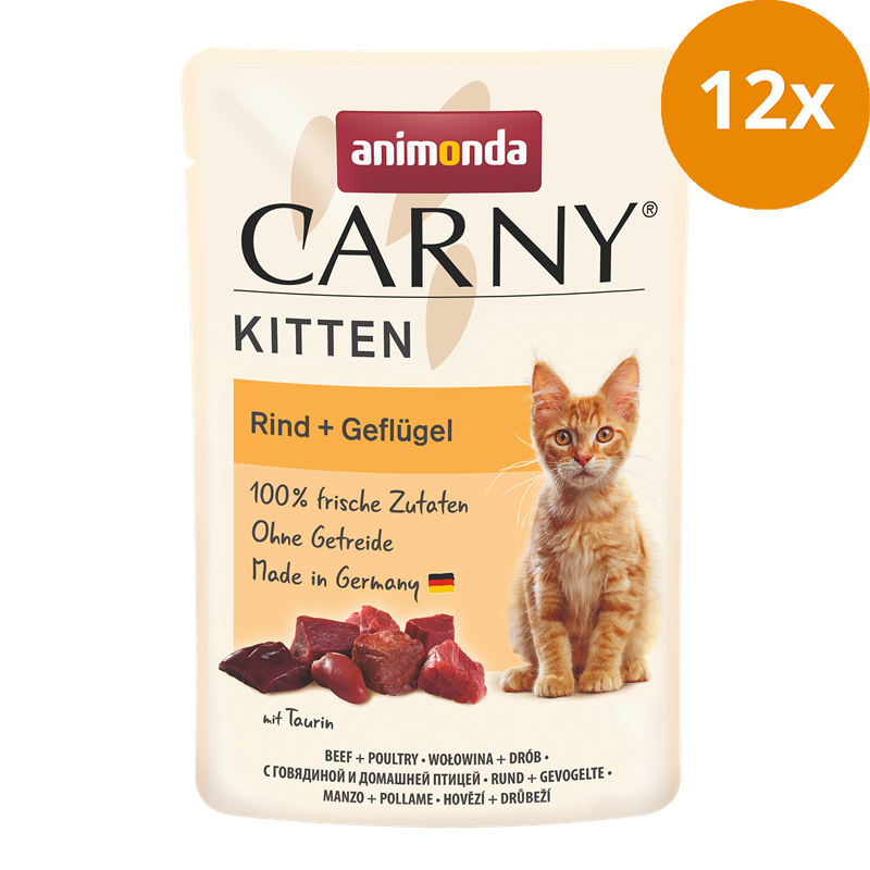 animonda Carny Kitten Rind  & Geflügel 85 g