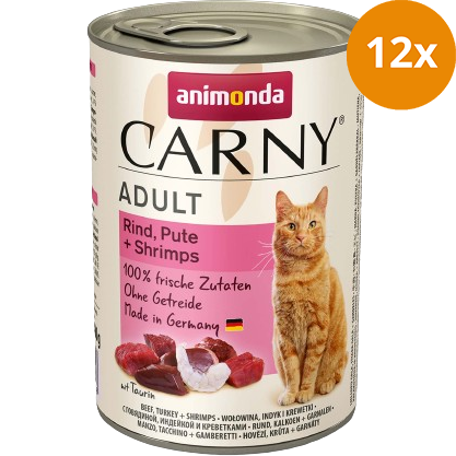 animonda Carny Rind, Pute + Shrimps 400 g