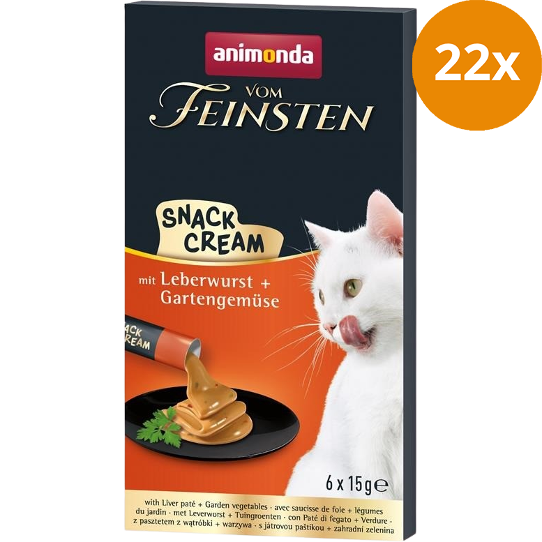 animonda Cat Snack vom Feinsten Adult Leberwurst 90 g