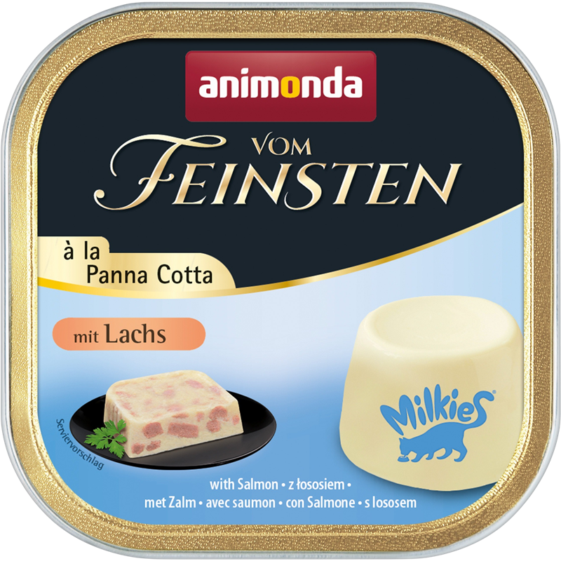 animonda Cat vom Feinstens Panna Cotta mit Lachs 100 g