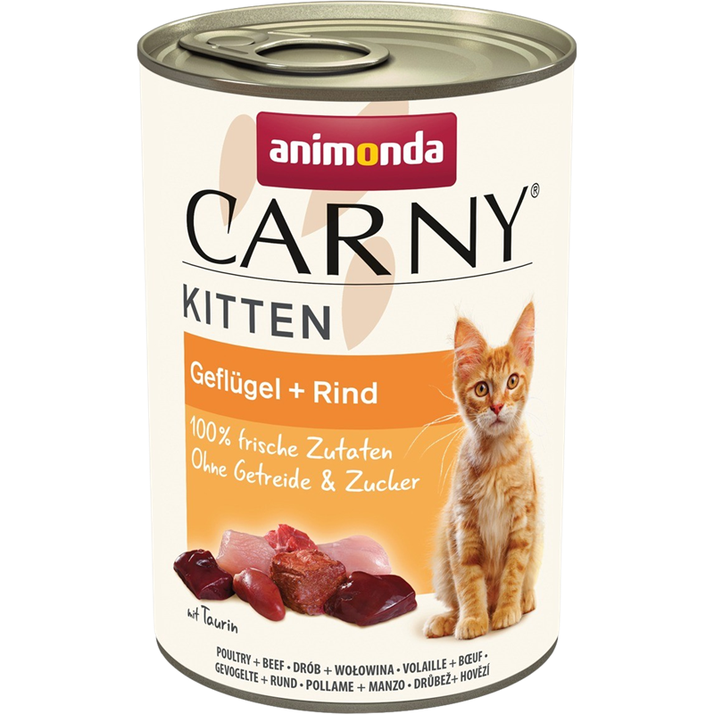 animonda Dose Carny Kitten Geflügel & Rind 400 g