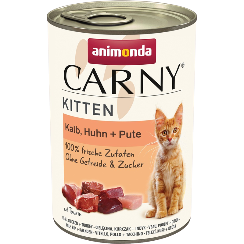 animonda Dose Carny Kitten Kalb, Huhn & Pute 400 g
