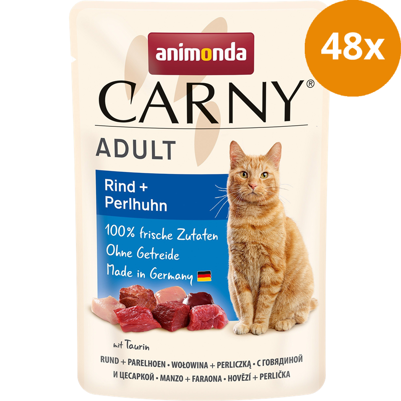 animonda P.B. Carny Adult Rind & Perlhuhn 85 g