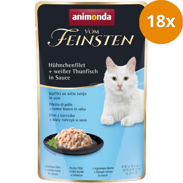 animonda Vom Feinsten Hühnchenfilet & Thunfisch in Sauce 50 g