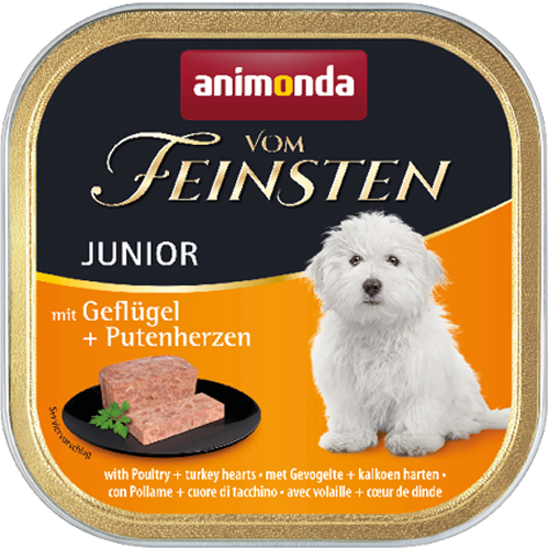 animonda Vom Feinsten Junior Geflügel & Putenherzen 150 g