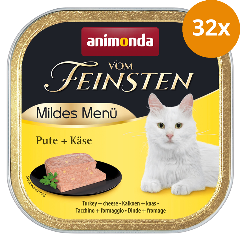 animonda Vom Feinsten Mildes Menü Pute & Käse 100 g