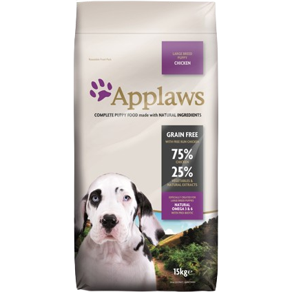 Applaws Hunde Trockenfutter Puppy Large Breed Huhn