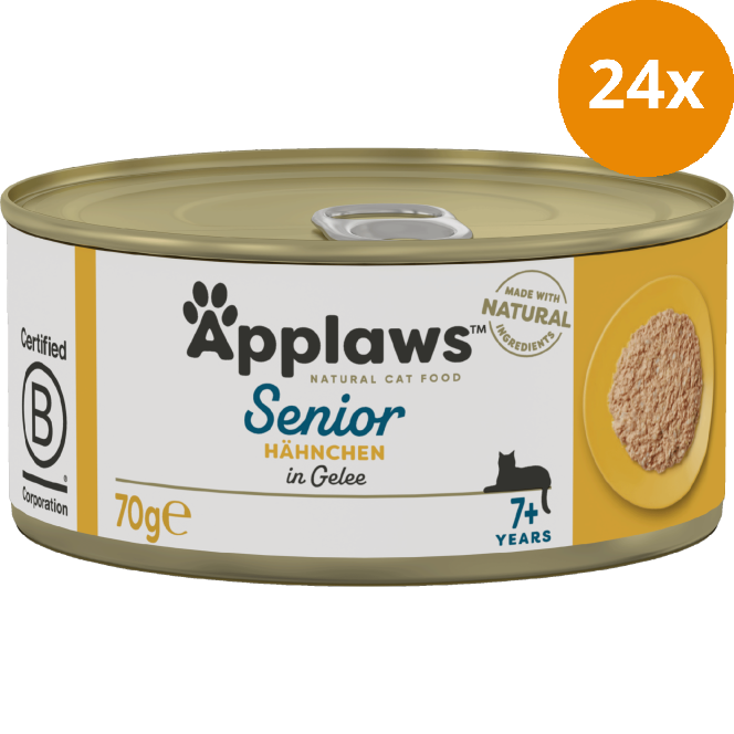 Applaws Natural Cat Tins Senior Huhn in Gelee 70 g