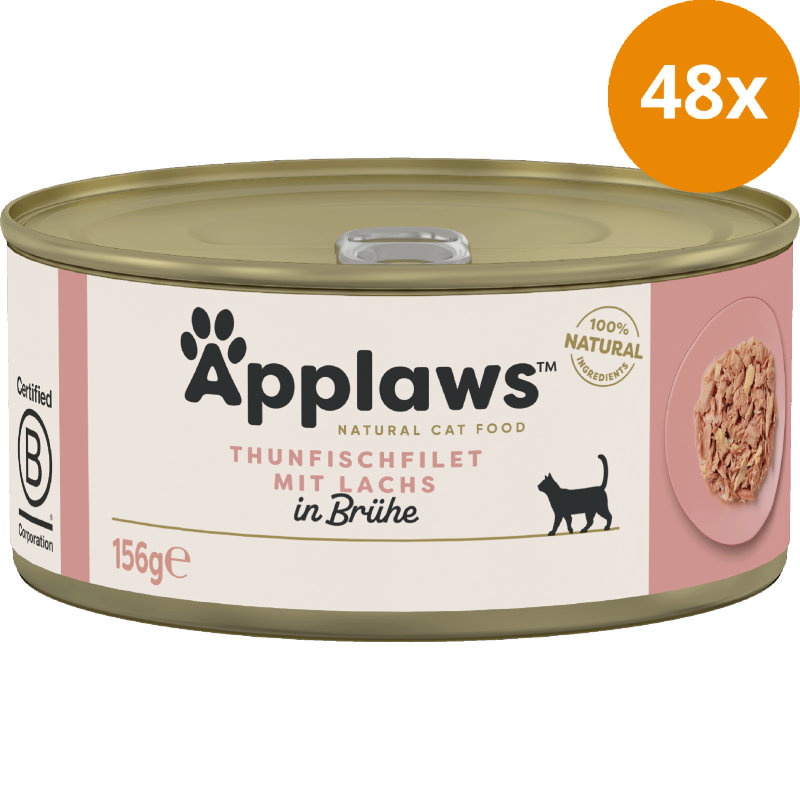 Applaws Natural Cat Tins Thunfischfilet & Lachs 156 g