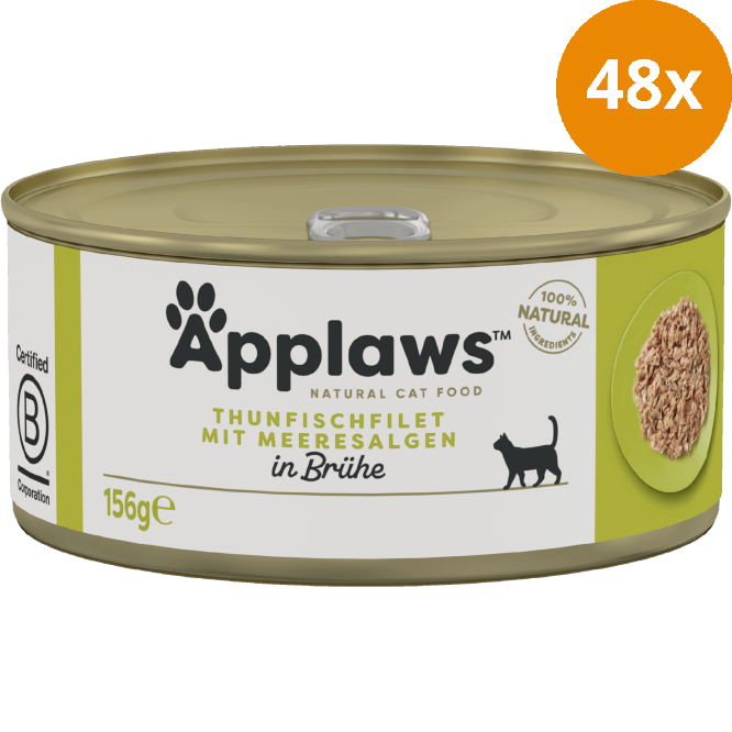 Applaws Natural Cat Tins Thunfischfilets & Meeresalgen 156 g