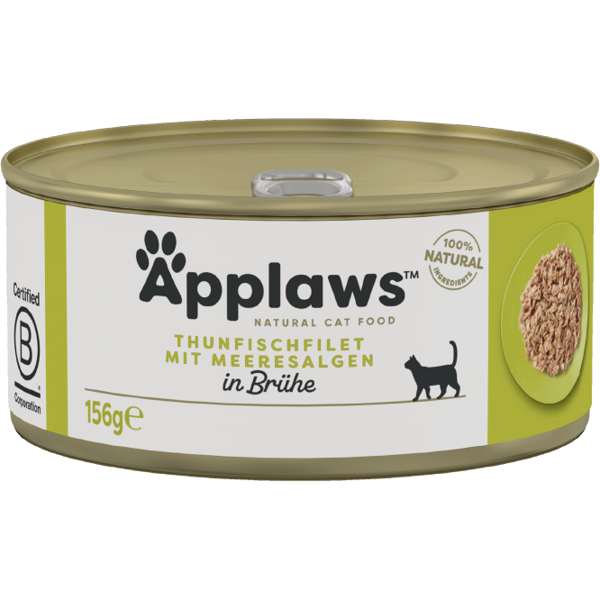 Applaws Natural Cat Tins Thunfischfilets & Meeresalgen 156 g