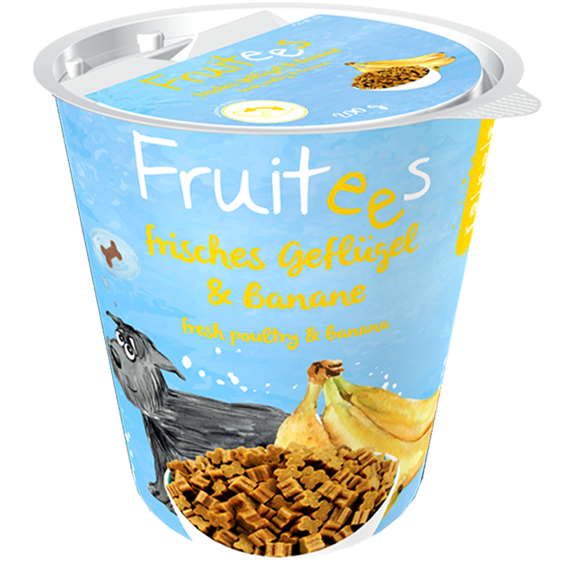 Kombipaket bosch HPC MENUE Junior Tierwohl-Pute + bosch Fruitees frisches Geflügel & Banane