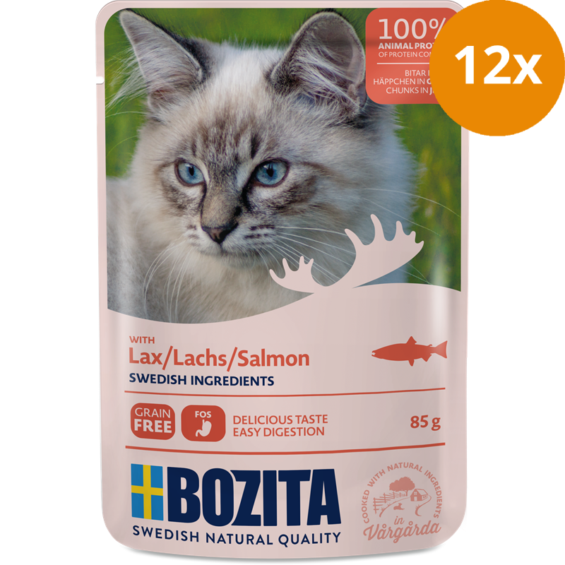 Bozita Häppchen in Gelée Lachs 85 g