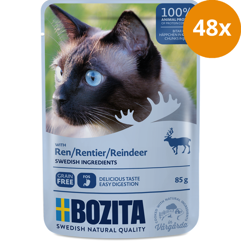 Bozita Häppchen in Gelée Rentier 85 g