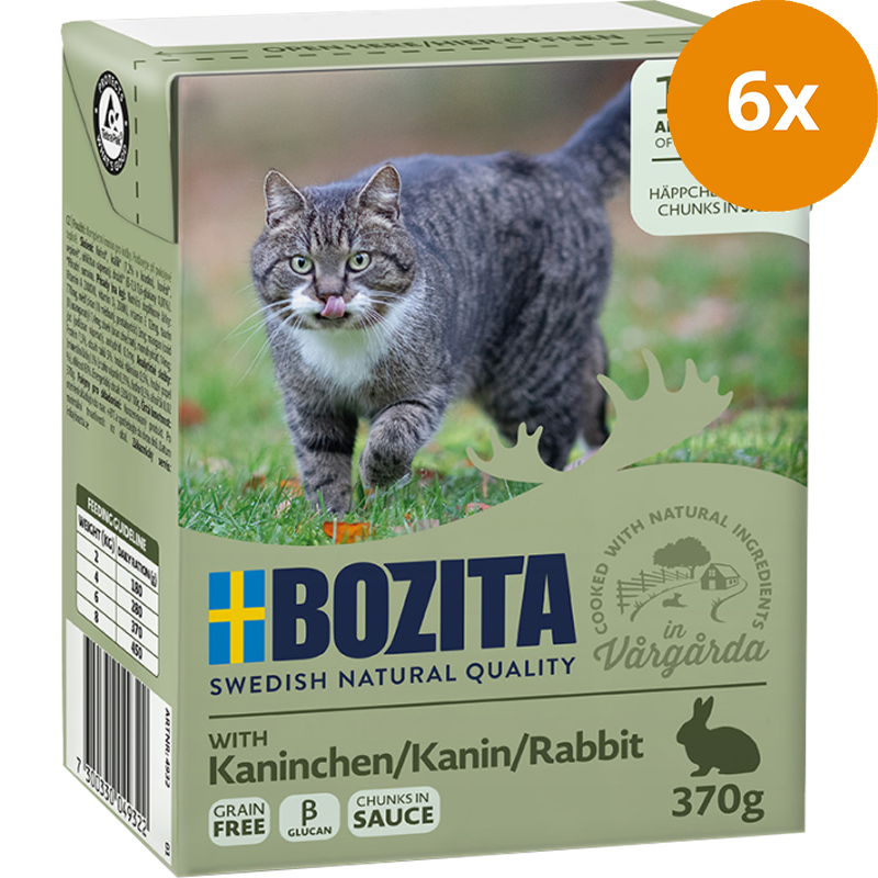 Bozita Häppchen in Soße Kaninchen 370 g