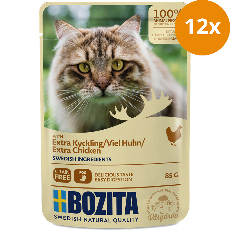 Bozita Häppchen in Soße viel Hühnchen 85 g