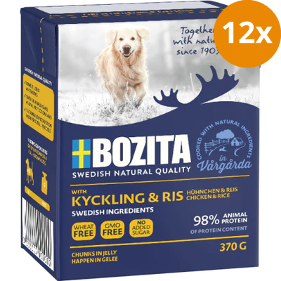 Bozita Happen in Gelee Hühnchen & Reis 370 g