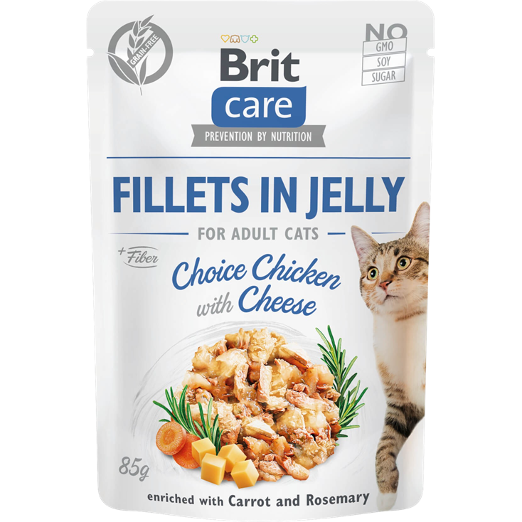 Brit Care Fillets in Jelly Chicken 85 g