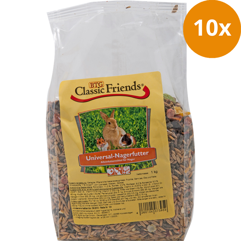 BTG Classic Friends Nagerfutter 1000 g