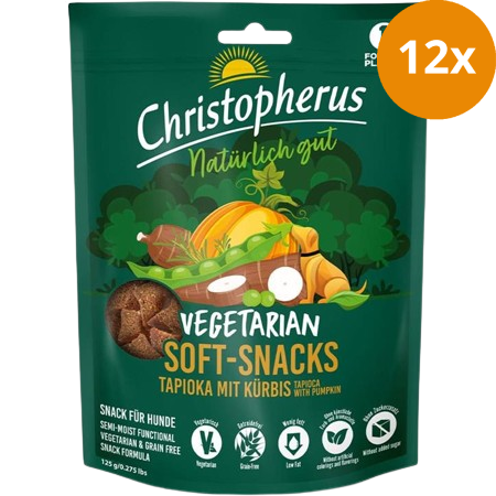 Christopherus Snack Vegetarian Soft Tapioka & Kürbis 125 g