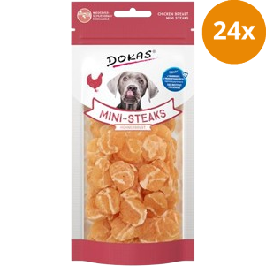 DOKAS Dog Mini Steaks Hühnerbrust | Hundesnacks