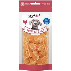 DOKAS Dog Mini Steaks Hühnerbrust | Hundesnacks