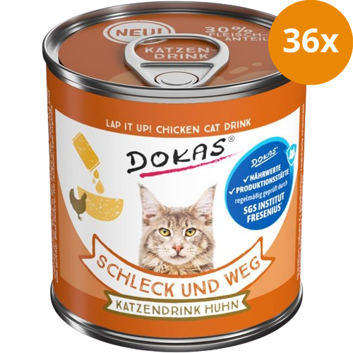 DOKAS Schleck und weg Katzendrink Huhn | Katzensnack