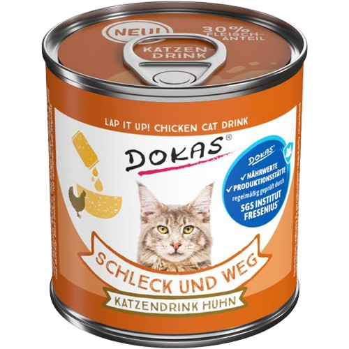 DOKAS Schleck und weg Katzendrink Huhn | Katzensnack