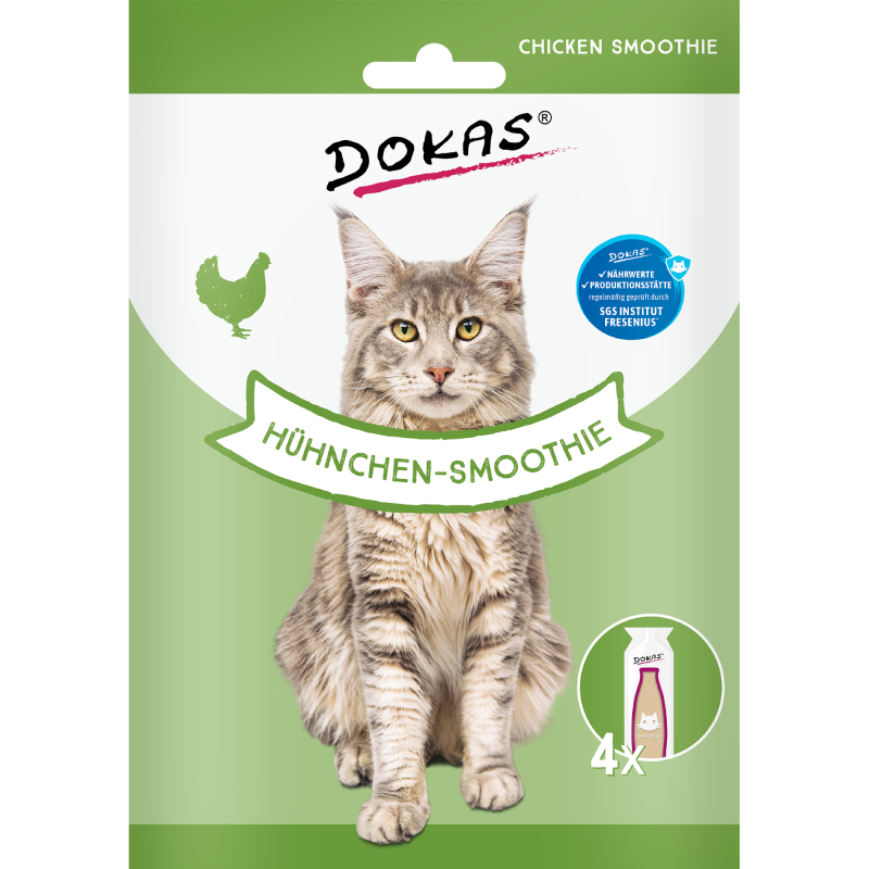 DOKAS Smoothie Hühnchen 120 g | Katzensnack