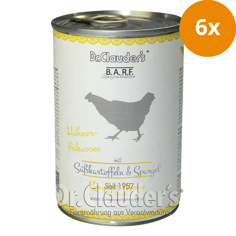 Dr.Clauder's BARF Dog Komplettmenü Hühnerfrikassee 400 g