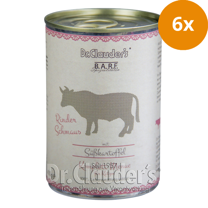 Dr.Clauder's BARF Komplettmenü Rinderschmaus 400 g