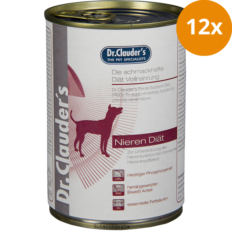 Dr.Clauder's Diät RSD Nierendiät  - 12 x 400 g