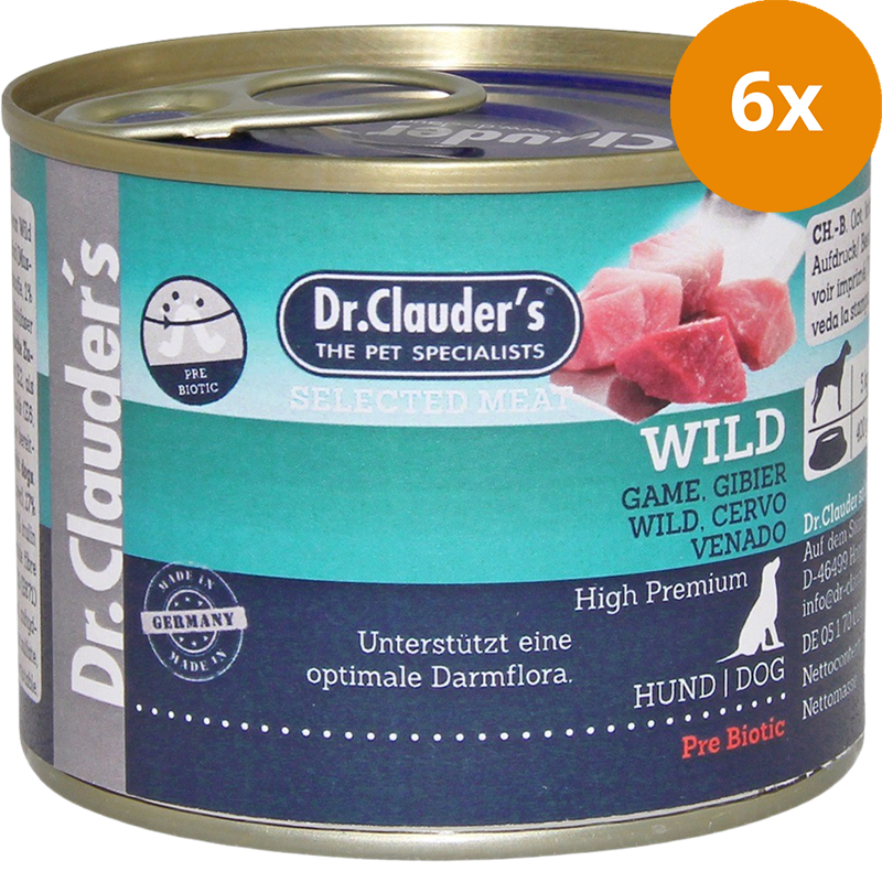 Dr.Clauder's Selected Meat Hirsch & Kartoffel 6 x 200 g