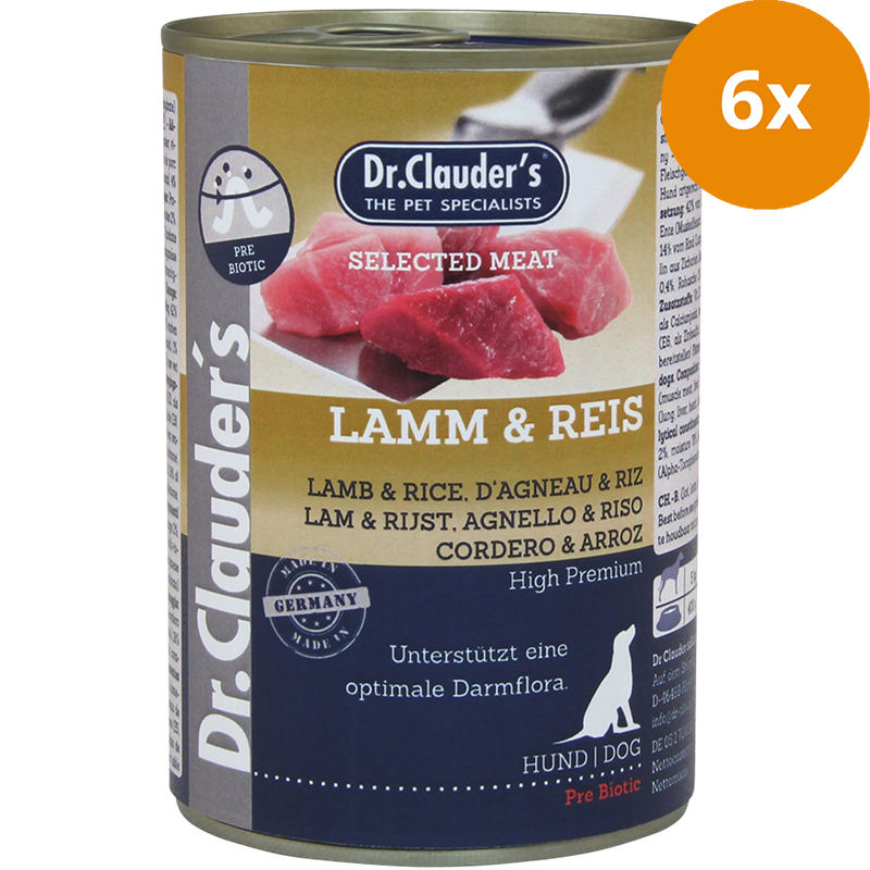 Dr.Clauder's Selected Meat Lamm & Reis 400 g