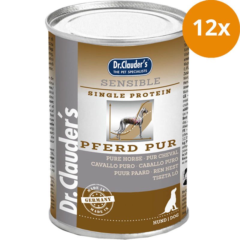 Dr.Clauder's Selected Meat Sensible Pferd pur 400 g