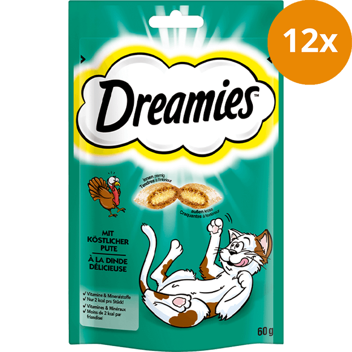 DREAMIES Traumhafte Katzensnacks Pute 60 g