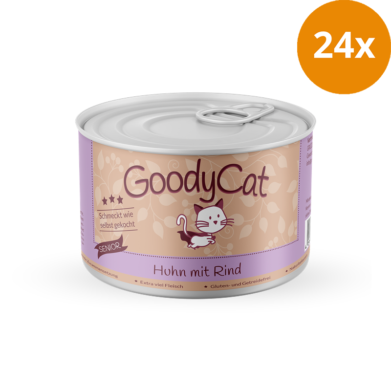 Goody Cat Senior Huhn mit Rind & Ente 180 g