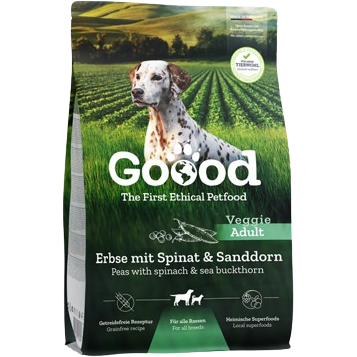 Goood Dog Adult Veggie Erbse mit Spinat und Sanddorn