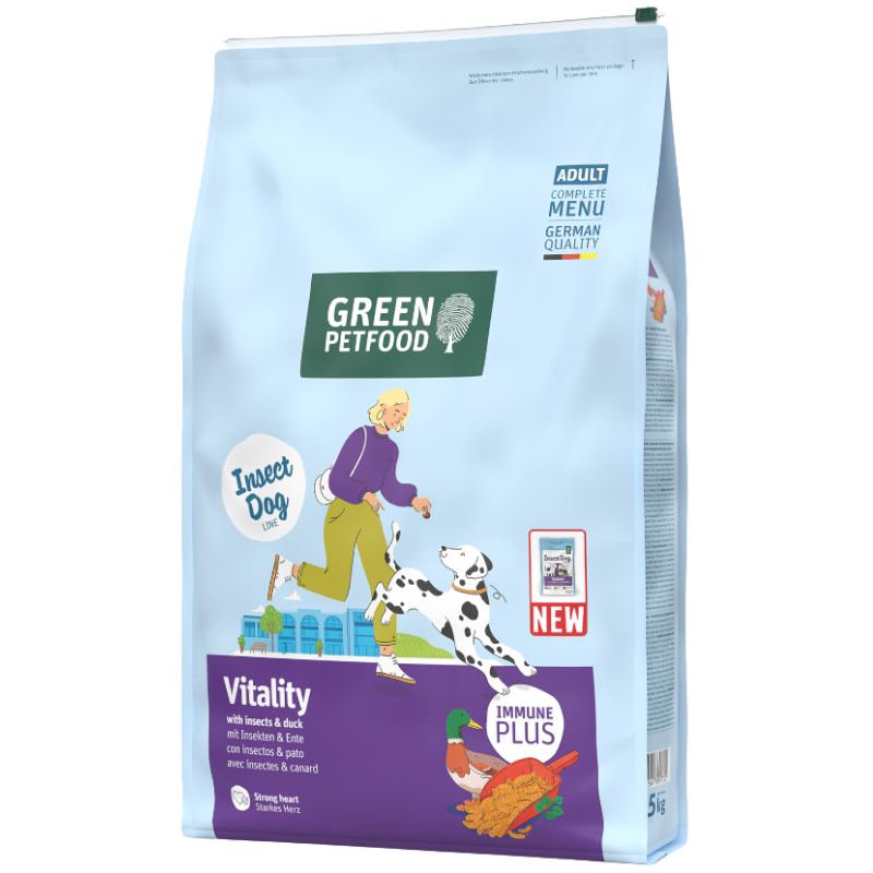 Green Petfood InsectDog Vitality with Insects