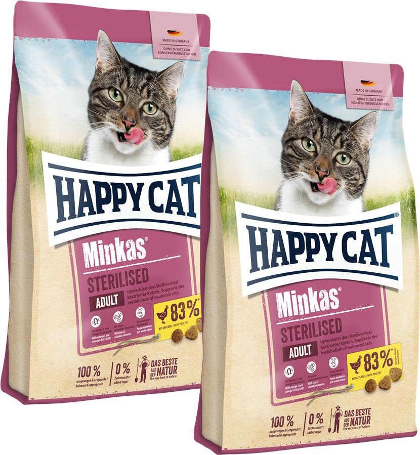 Happy Cat Minkas Sterilised Geflügel