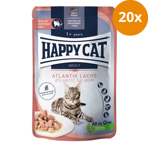 Happy Cat PB Culinary Meat in Sauce Atlantik Lachs 85 g