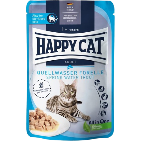 Happy Cat PB Culinary Meat in Sauce Quellwasser Forelle 85 g