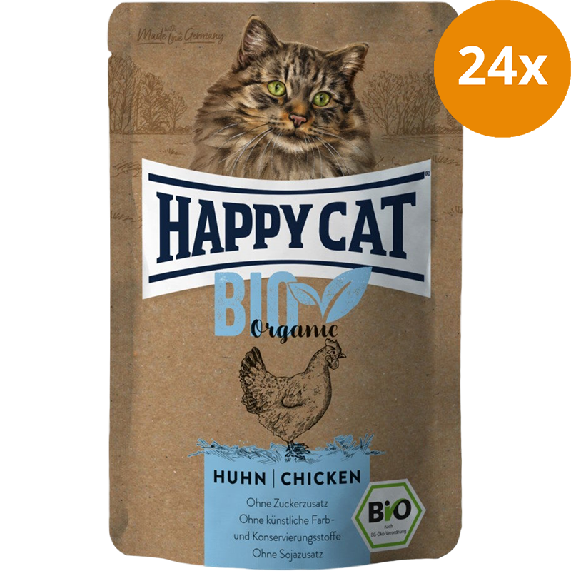 Happy Cat Pouch Bio Huhn 85 g