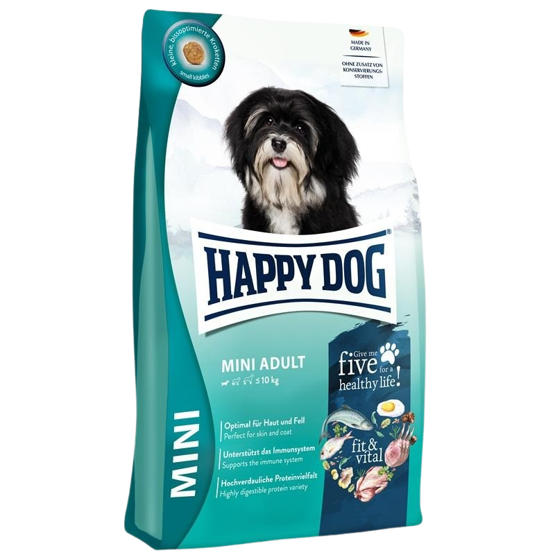 Sparpaket Happy Dog Fit & Vital Mini Adult 2 x 4 kg