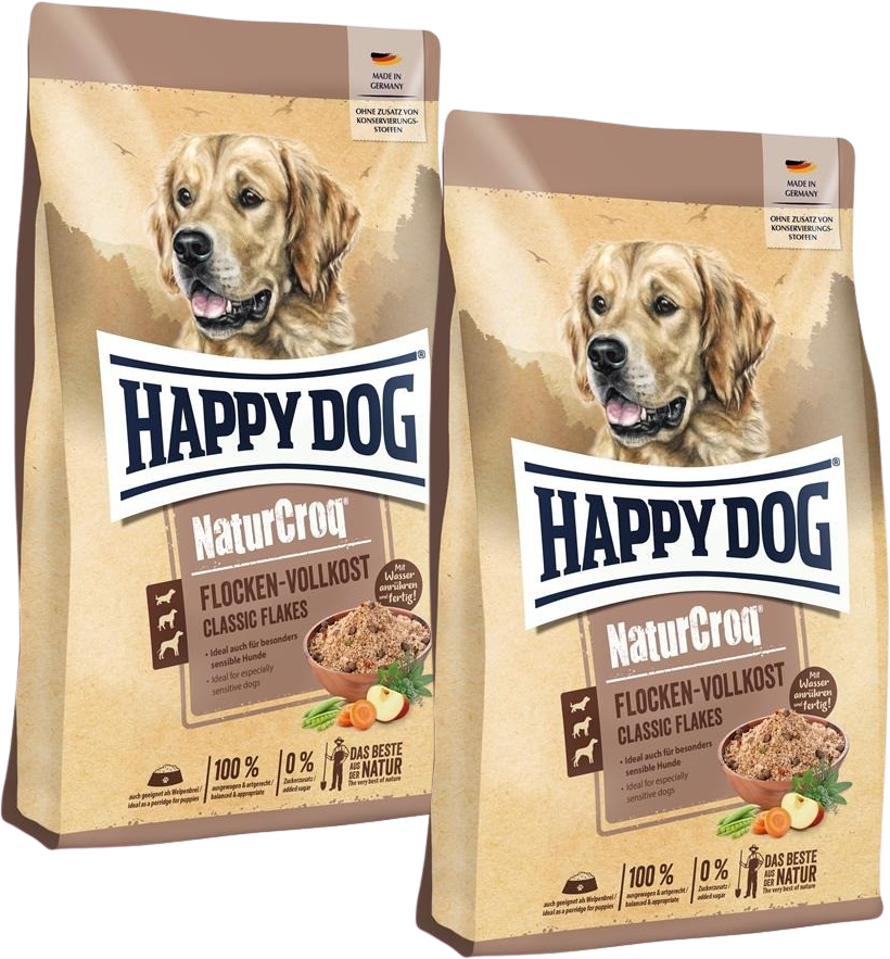 Happy Dog NaturCroq Flocken Vollkost