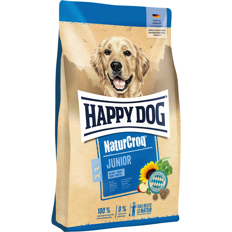 Sparpaket Happy Dog NaturCroq Junior 2 x 4 kg