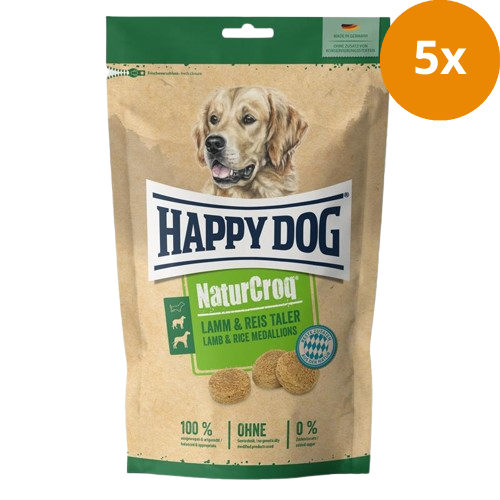 Happy Dog NaturCroq Lamm-Reis-Taler